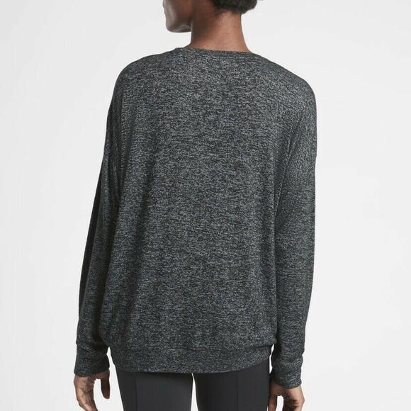 Athleta XS Mindful Pullover Charcoal‎ Grey Heather Long Sleeve Sweatshirt Top - Picture 8 of 8